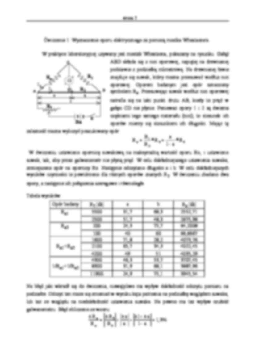 Wyznaczanie oporu elektrycznego opornika - strona 2