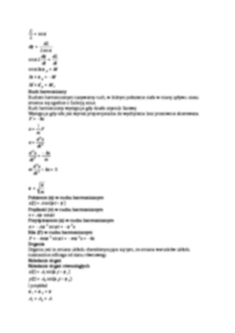 Wzory z kinetyki - strona 3