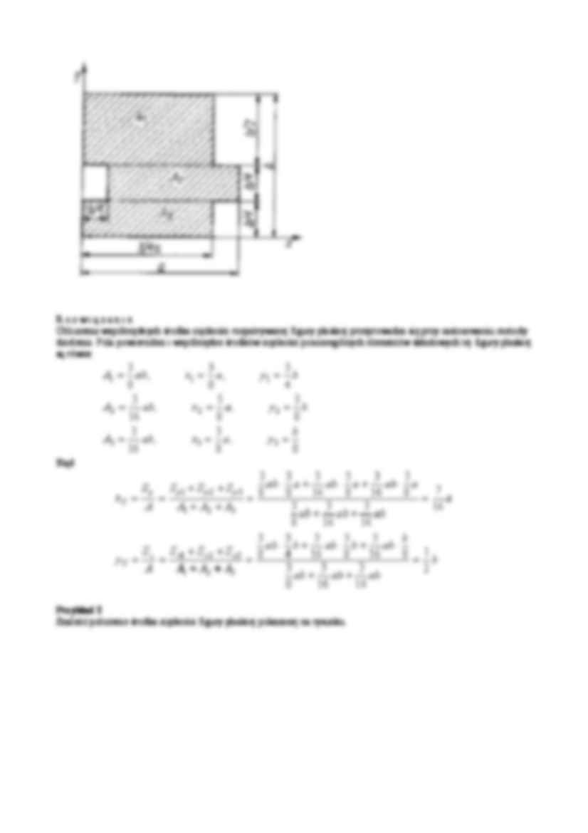 Mechnika techniczna - Środek ciężkości - strona 3