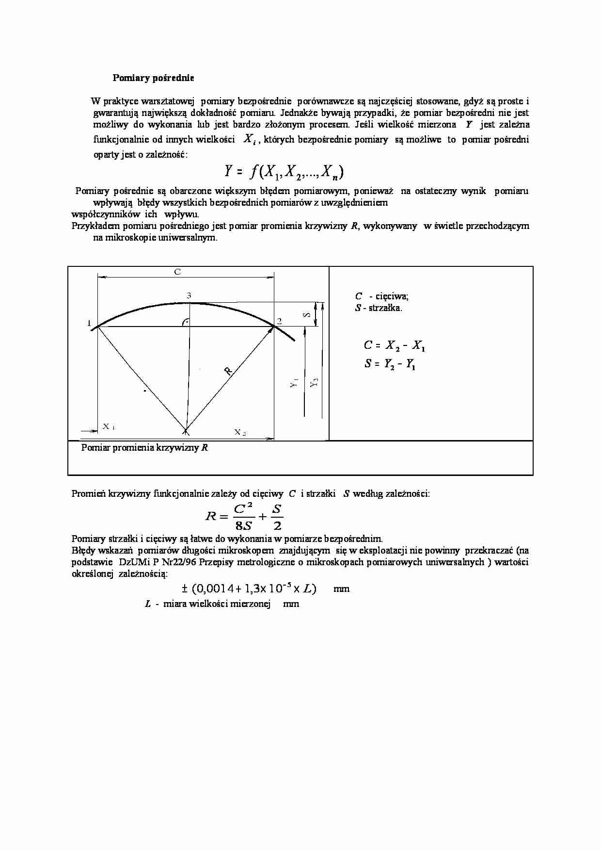 Metrologia - Pomiary pośrednie - strona 1