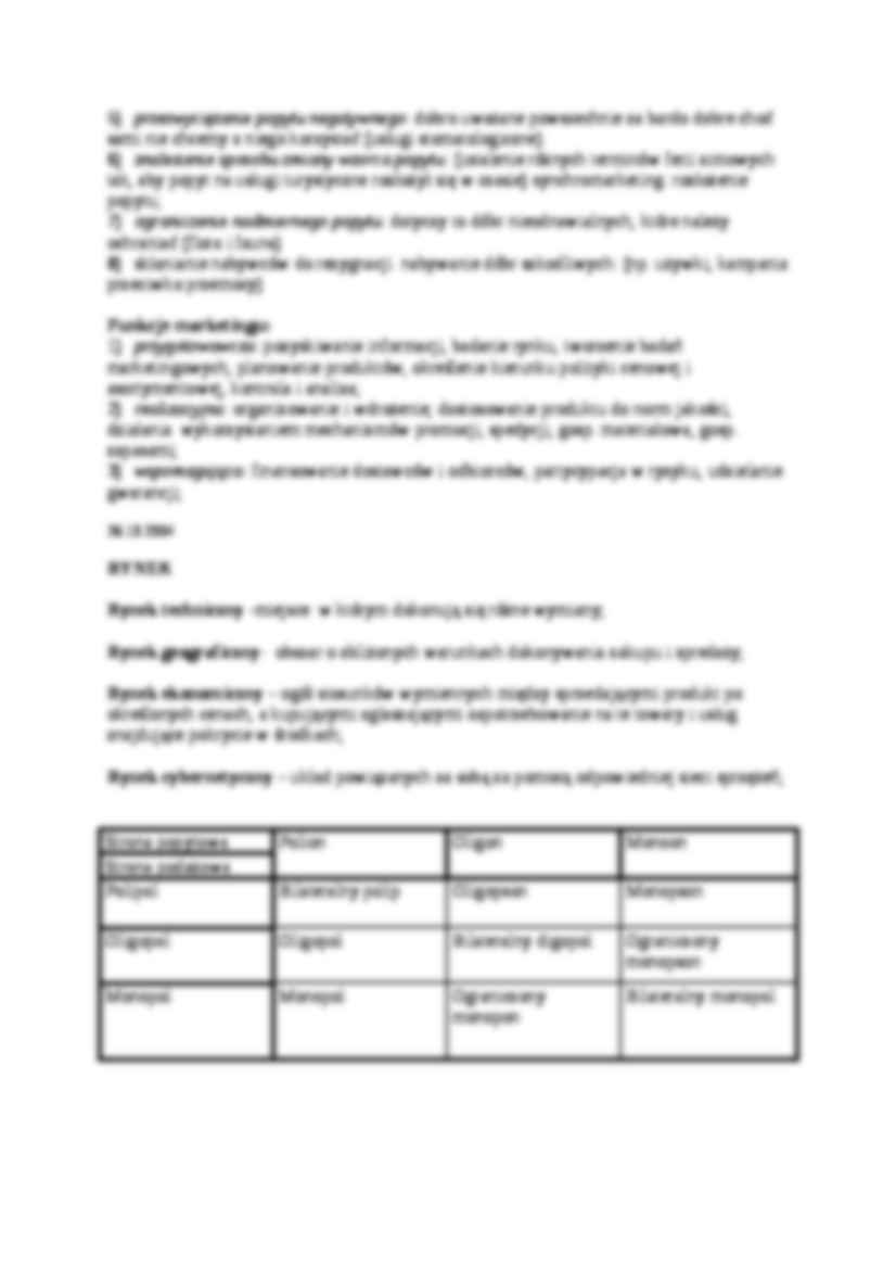 Marketing - wykłady, dr Hadrian - strona 2