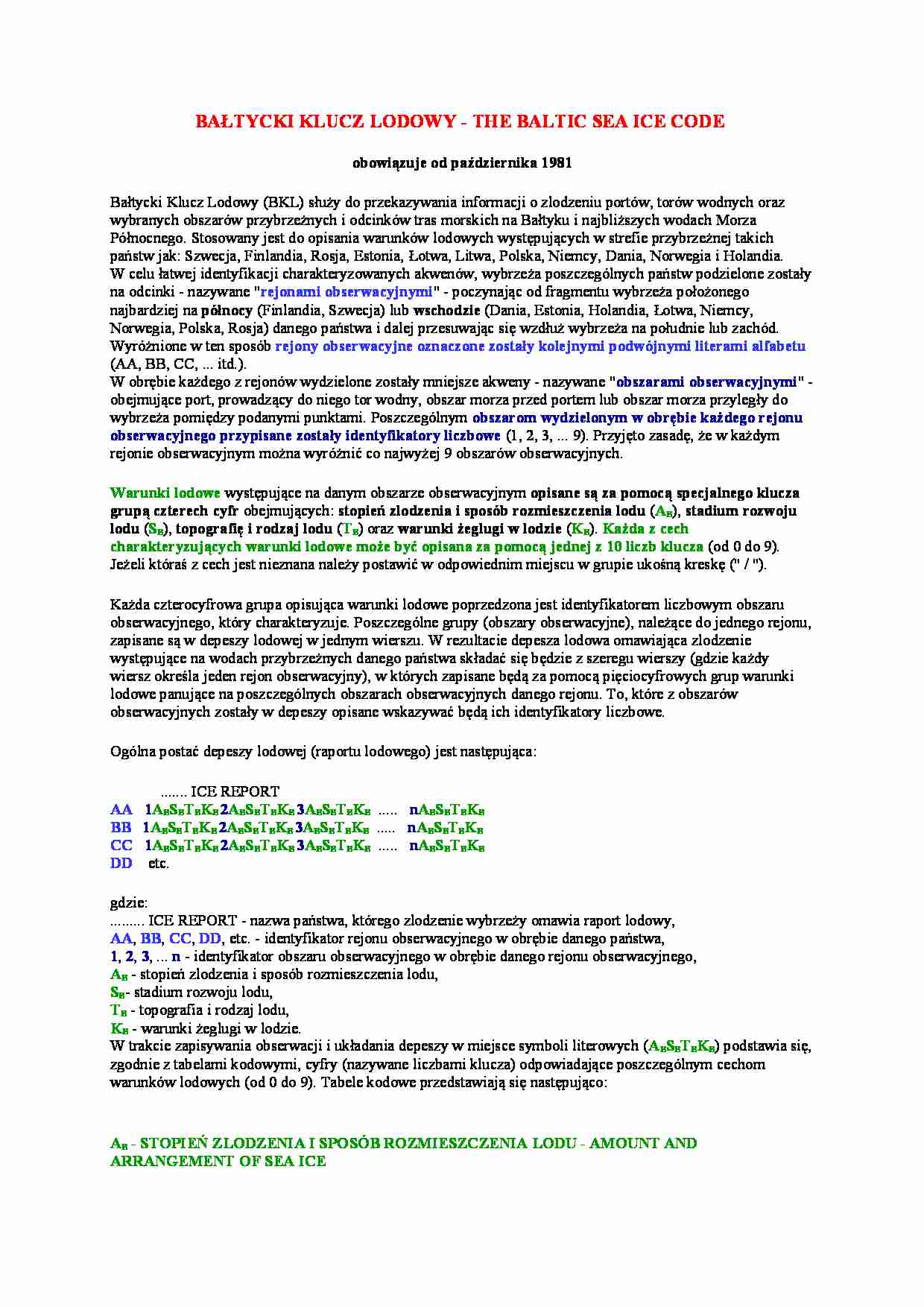 Bałtycki klucz lodowy - strona 1
