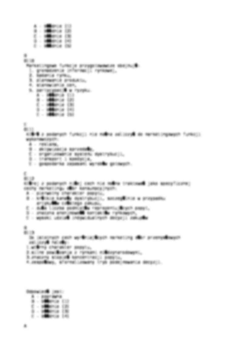 Podstawy marketingu - pytania z egz - strona 3