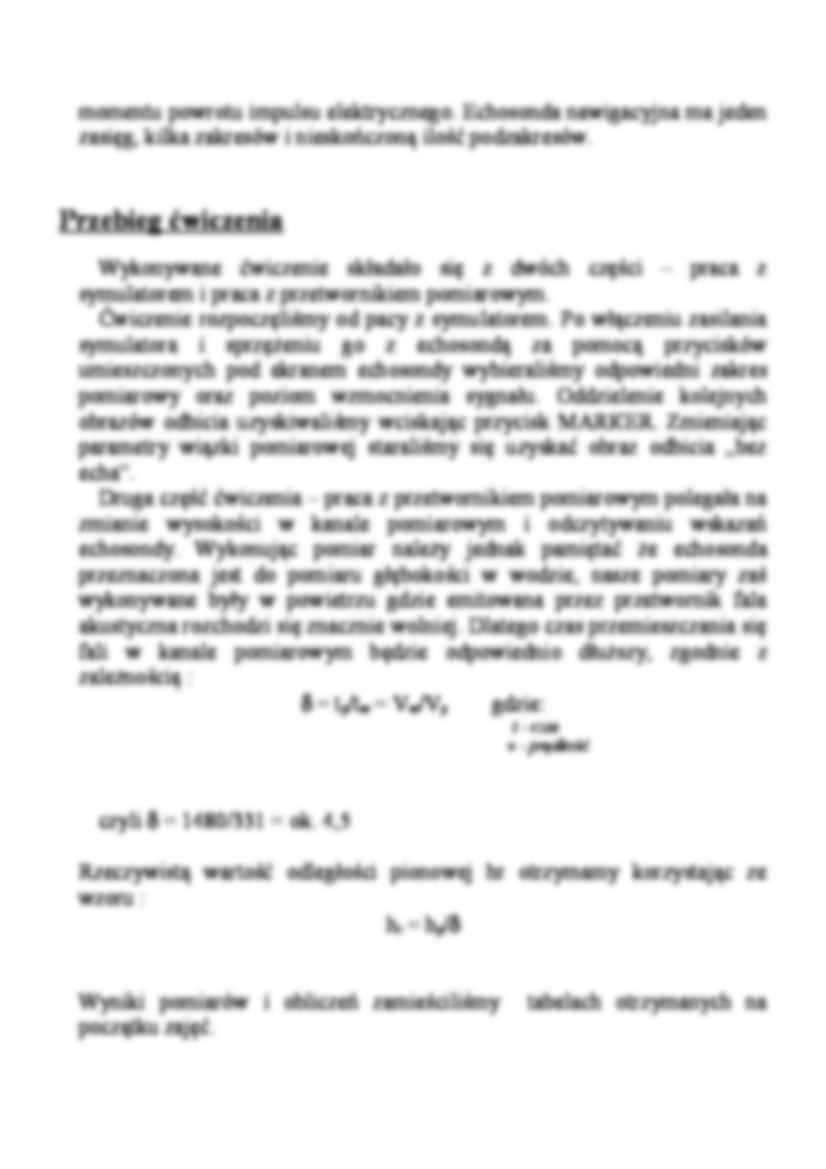 Urządzenia nawigacyjne - echosonda - strona 2