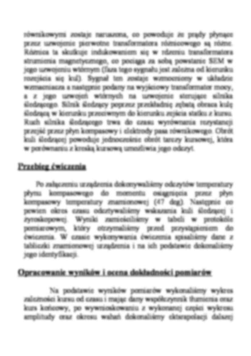 Urządzenia nawigacyjne - kompas żyroskopowy - strona 2