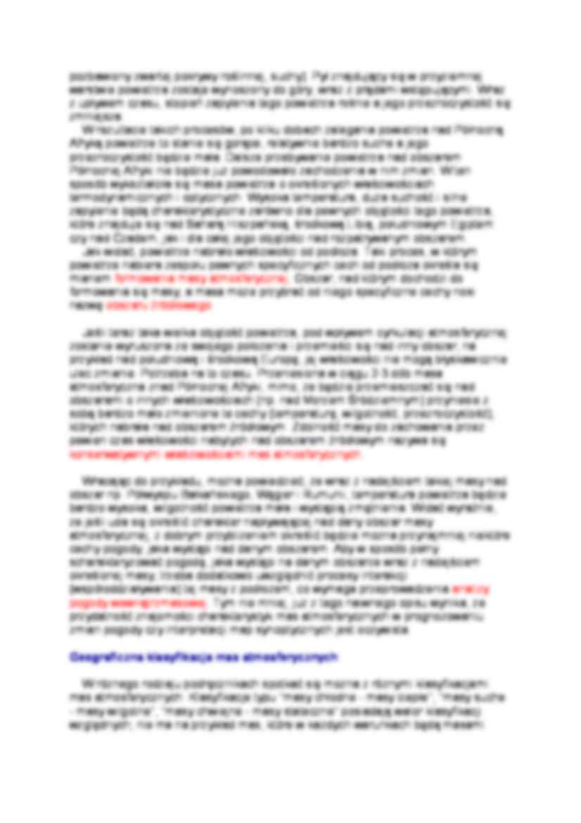 Geografia transportu - Masy atmosferyczne - strona 3
