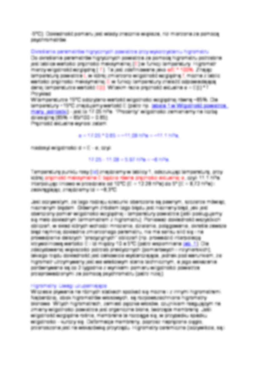 Pomiar wilgotności powietrza - Higrometry - strona 3