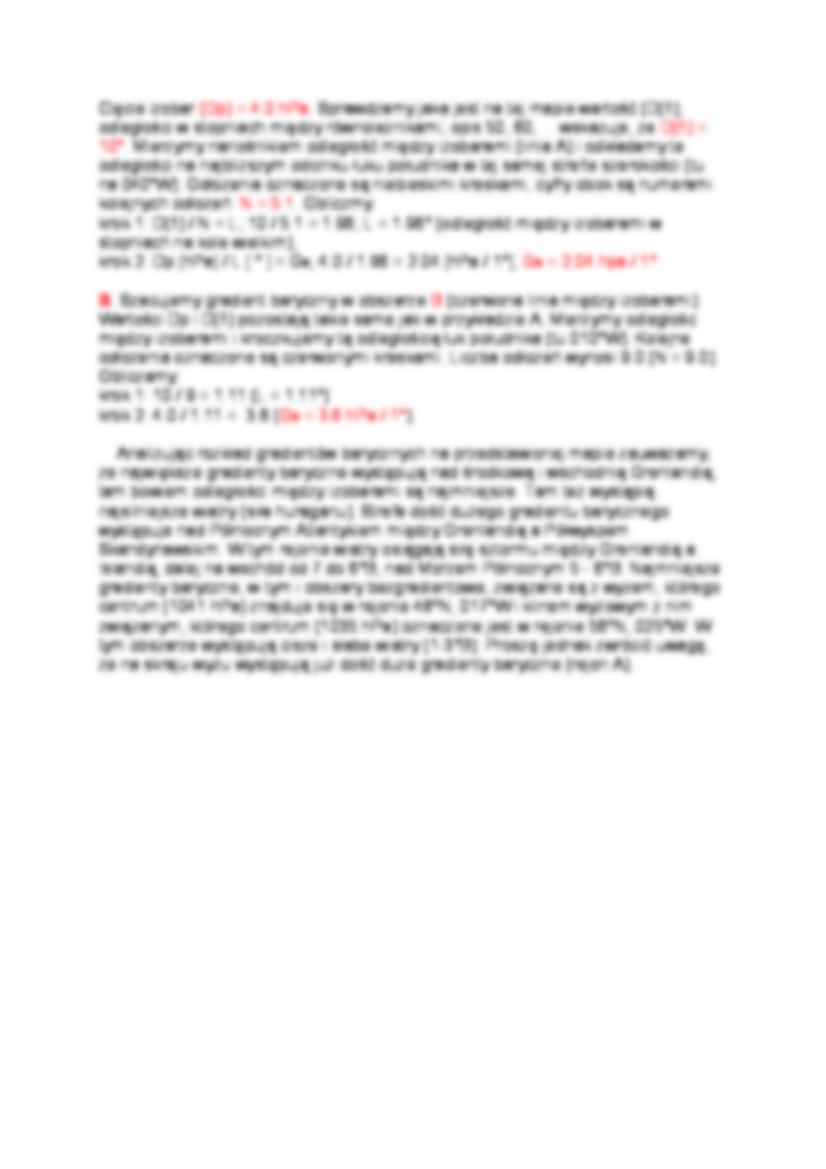 Samodzielne obliczanie gradientu barycznego z mapy - strona 3