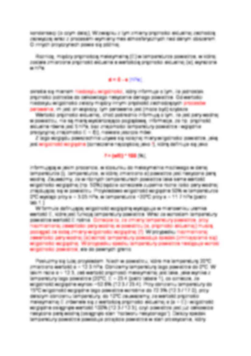 Wilgotność powietrza - miary, jednostki - strona 2