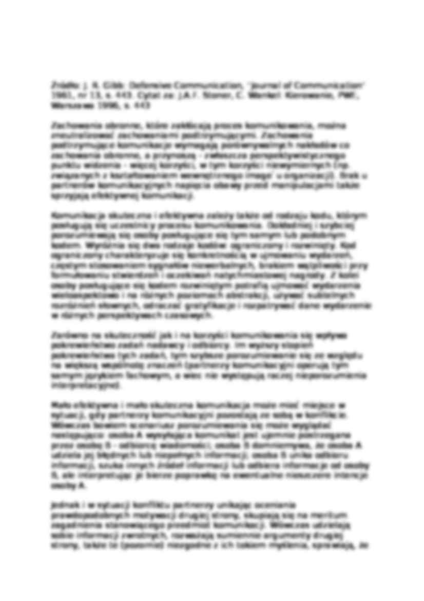 Czynniki warunkujące skuteczne komunikowanie - strona 3