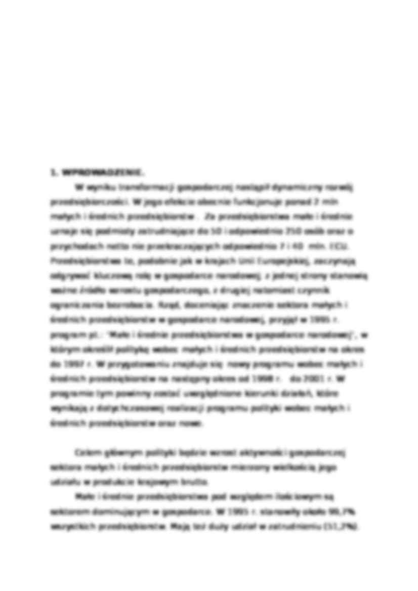 Sektor małych i średnich przedsiębiorstw - strona 2