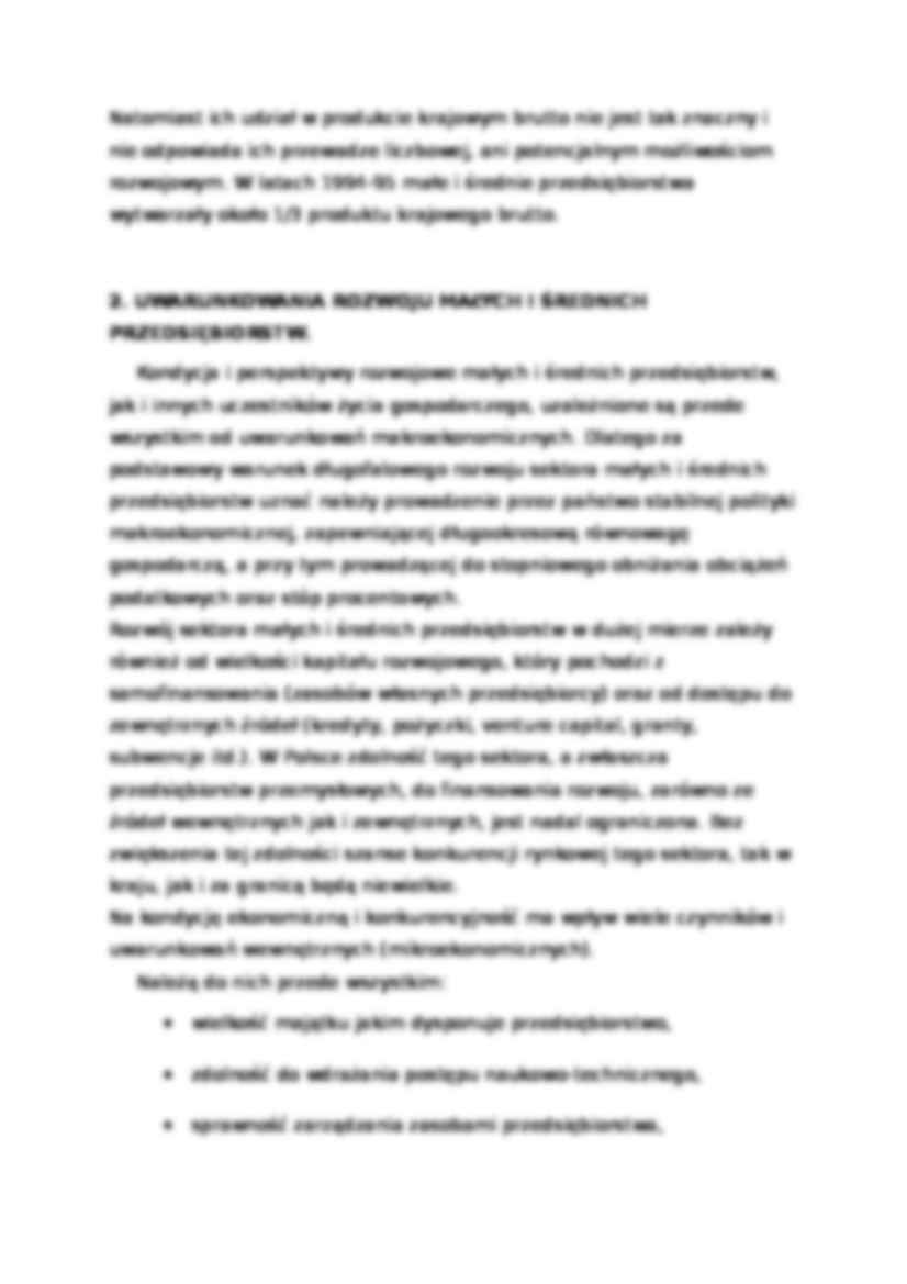 Sektor małych i średnich przedsiębiorstw - strona 3