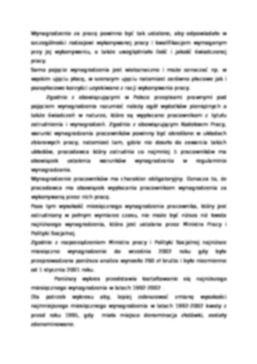 Pojęcie i funkcje wynagradzania pracowników - strona 2