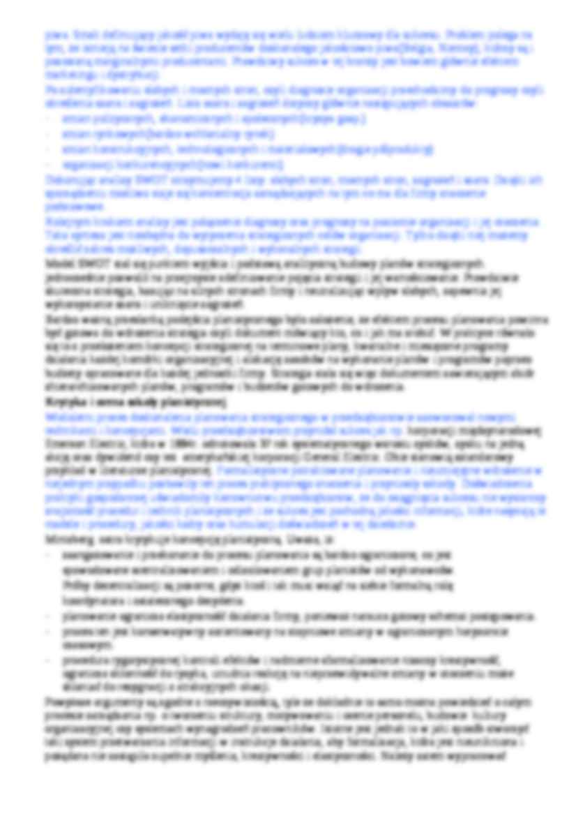 Szkoła planistyczna zarządzania strategicznego - strona 3