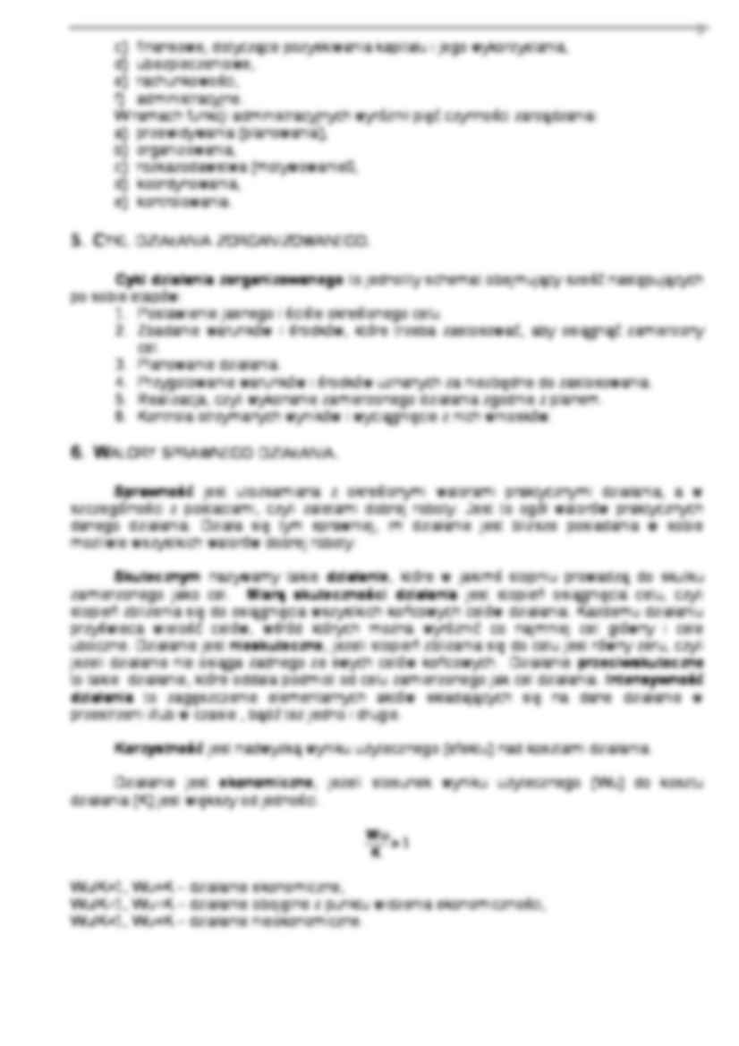 Pojęcie kierowania, zarządzania i organizacji - strona 3