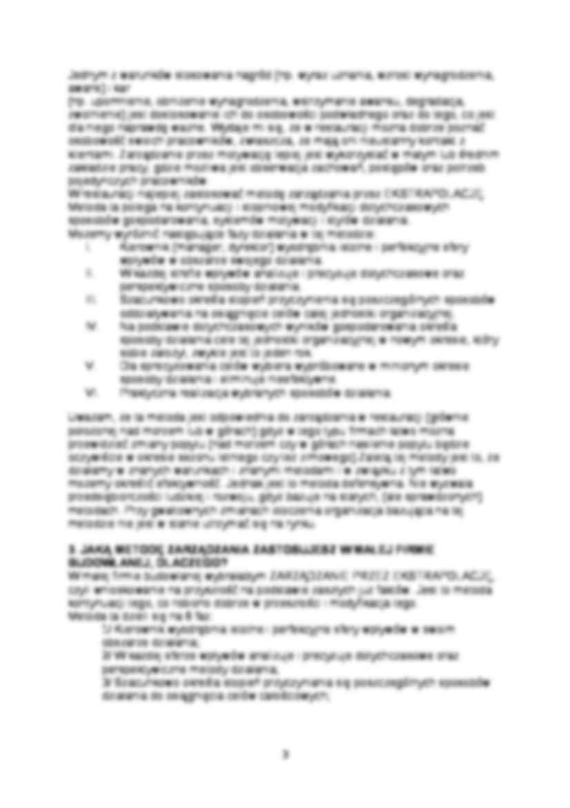 Teoria zarządzania - w pytaniach i odpowiedziach - strona 3