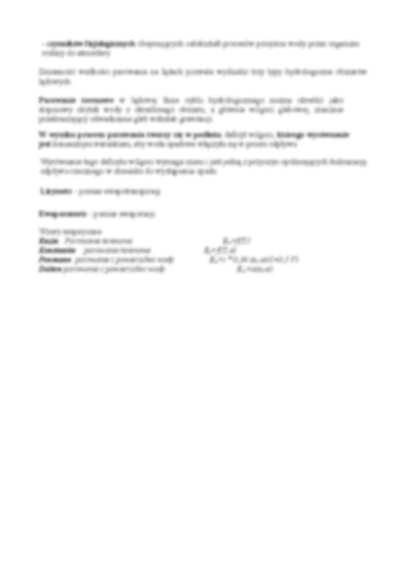 Hydrologia i oceanografia, Obieg wody w hydrosferze - strona 3