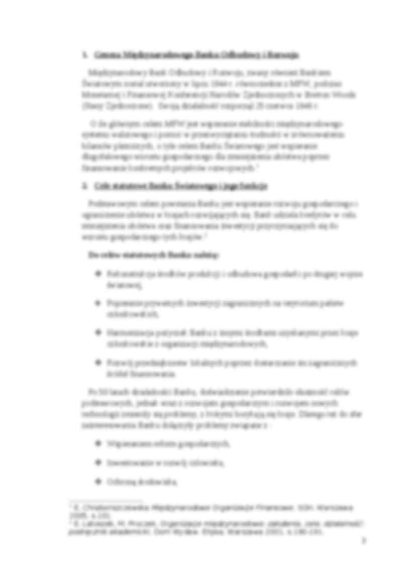 Działalność Banku Światowego. - strona 3