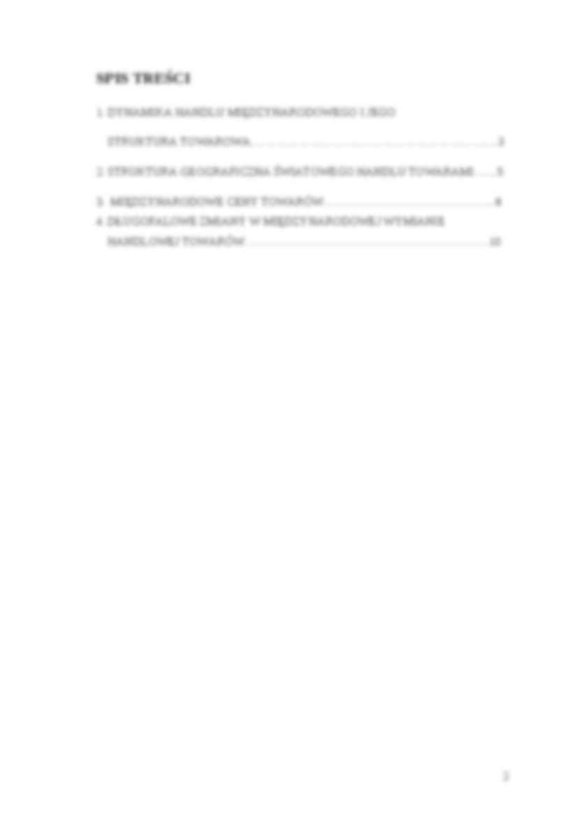 Międzynarodowy Handel Towarami. - strona 2