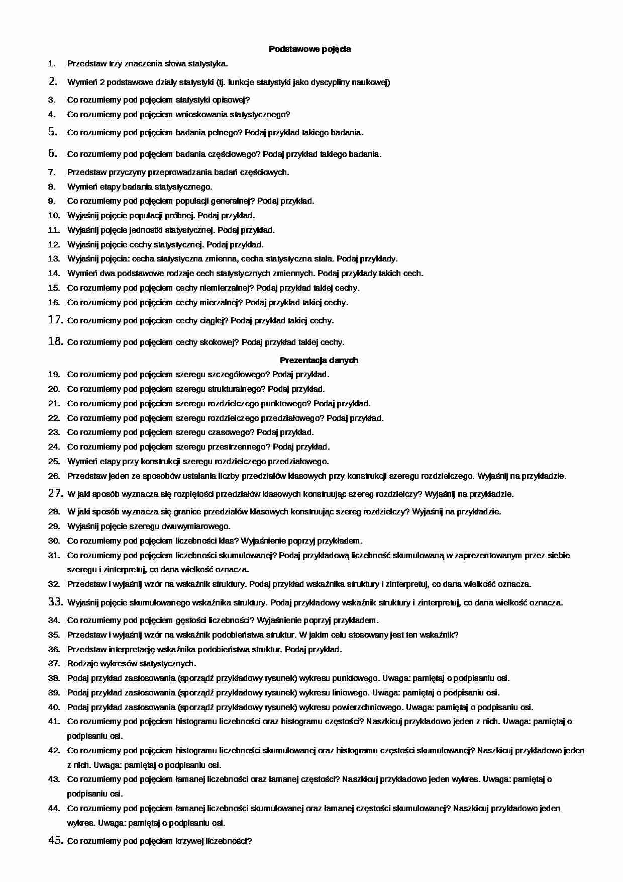 Zagadnienia na egzamin. - strona 1