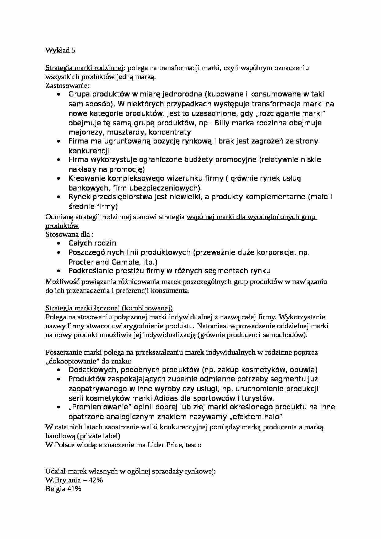 Strategia marki rodzinnej  - strona 1