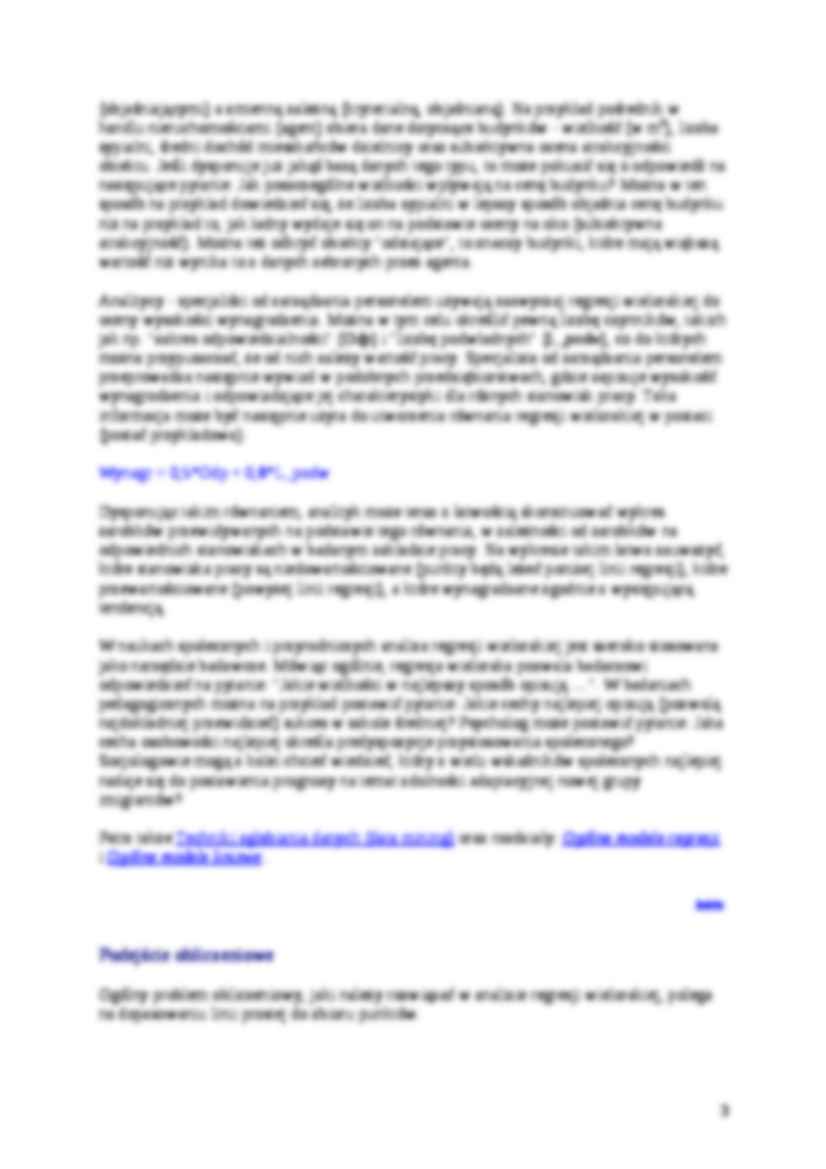 Regresja wieloraka. - strona 3