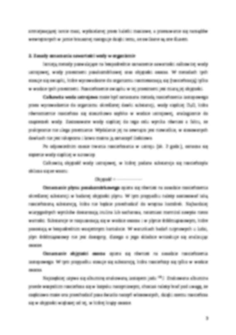 Rola wody w funkcjonowaniu organizmu człowieka - strona 3