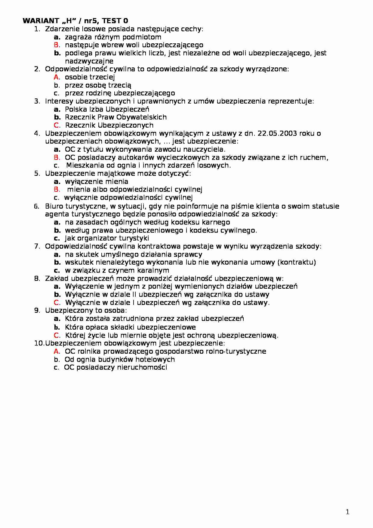 Ubezpieczenia-testy - strona 1