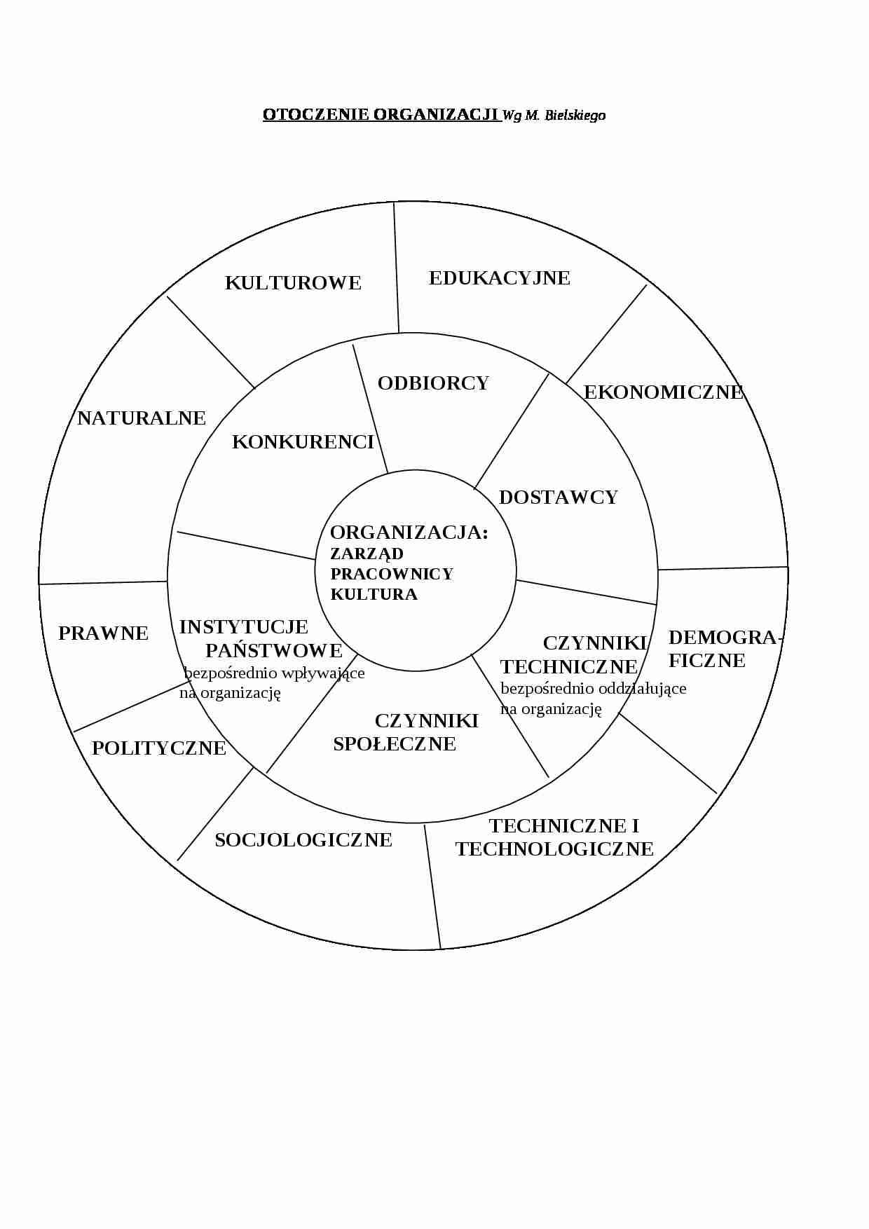 Otoczenie organizacji - Otoczenie zadaniowe - strona 1