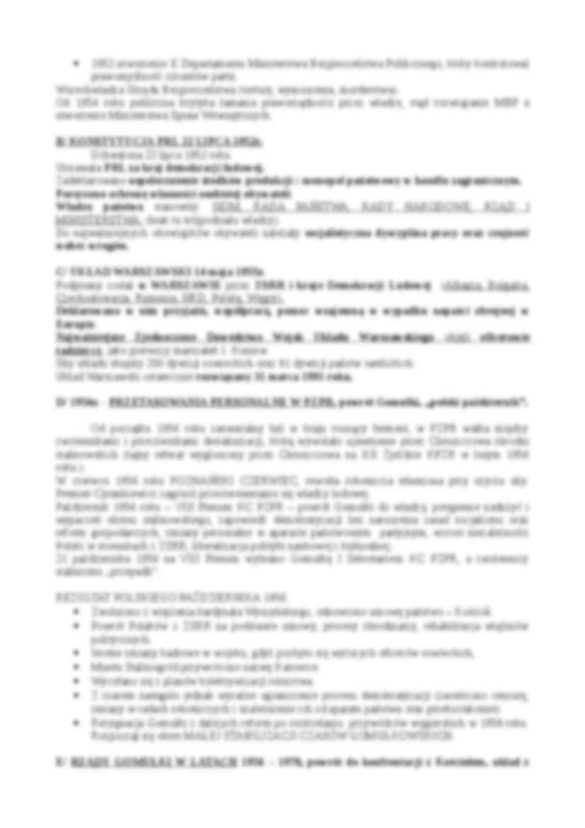 Ewolucja wewnętrzna PRL-u - strona 2
