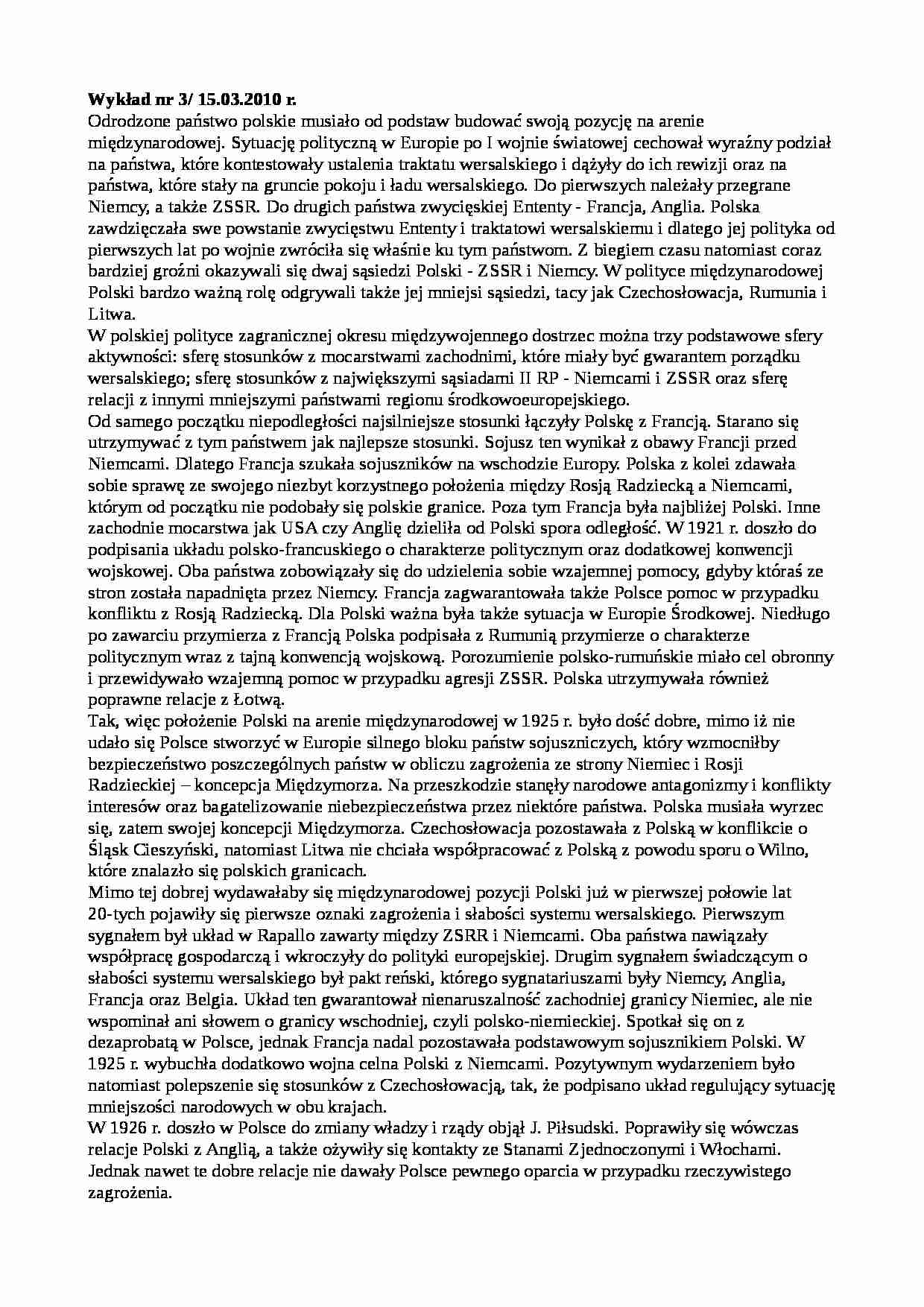 Historia polityczna Polski XX wieku - wykłady - Józef Piłsudski - strona 1