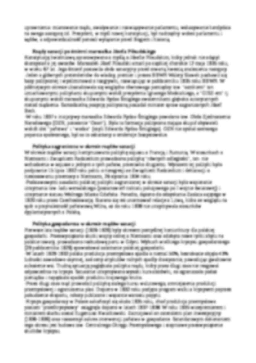 Sanacja, rządy sanacji  - strona 2