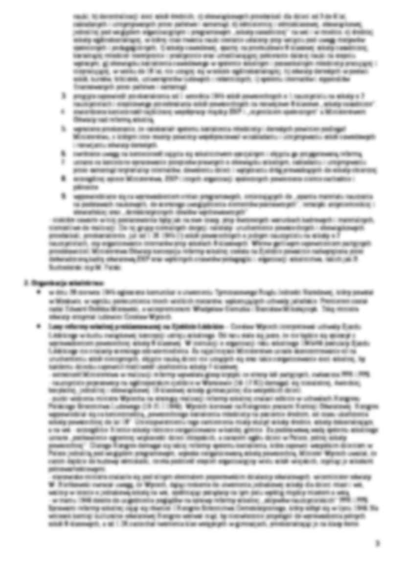 Oświata w Polsce po II wojnie światowej  - strona 3