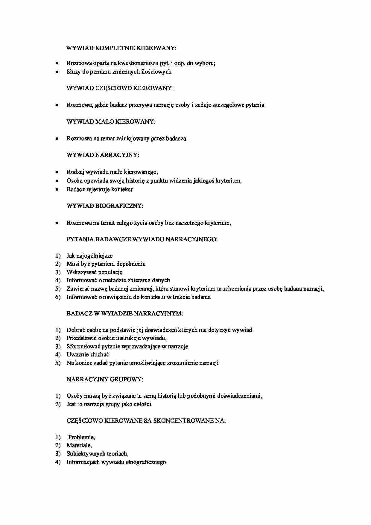 Metodologia badań społecznych - pojęcia - strona 1