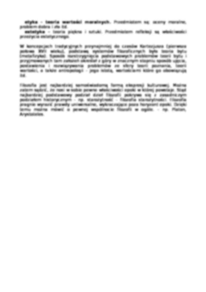 Filozofia - wyjaśnienie pojęcia - strona 3