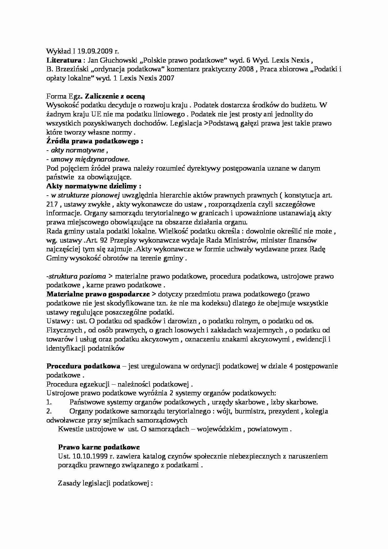 Podatki i opłaty lokalne - strona 1