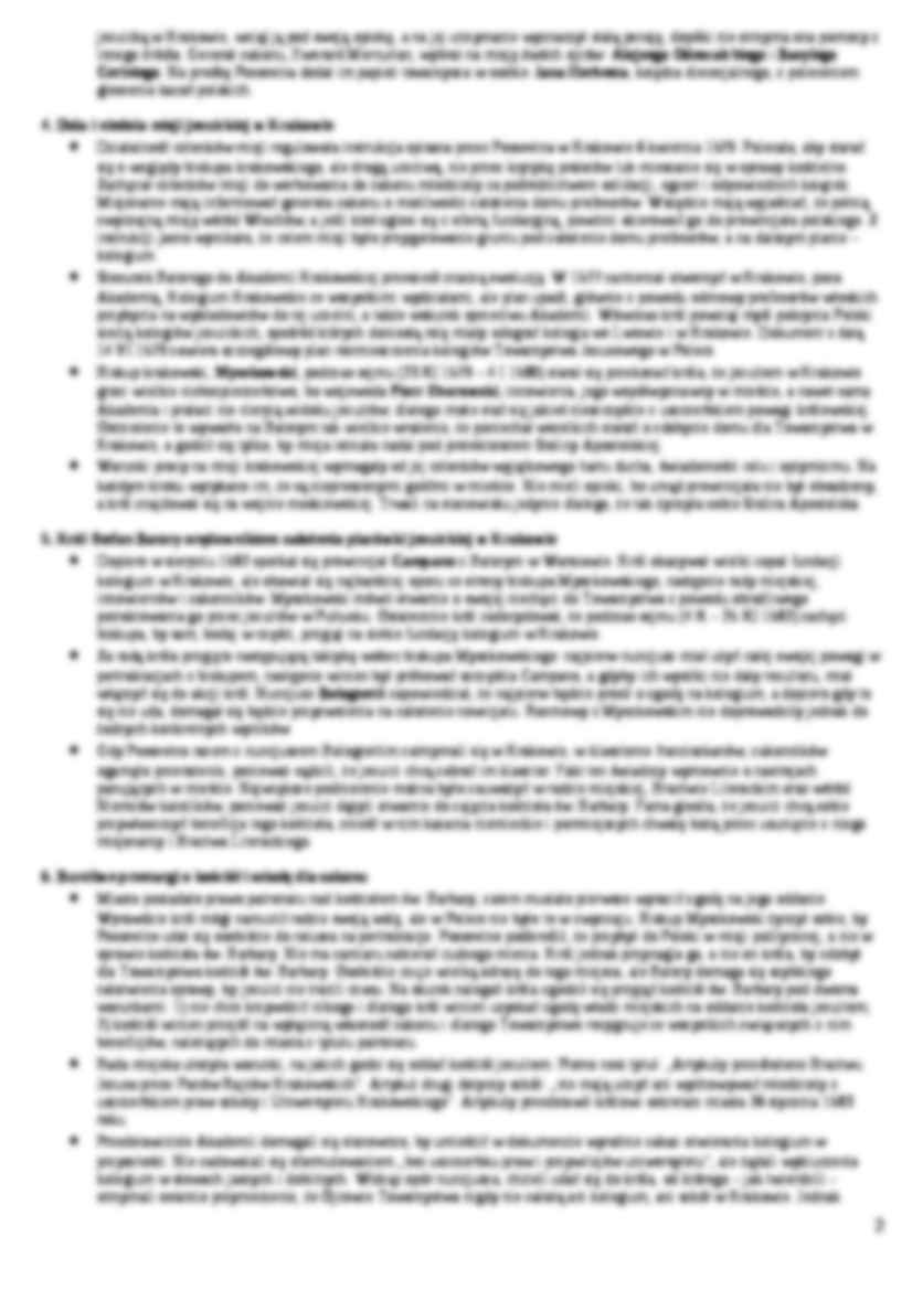 Jezuici a Uniwersytet Krakowski w XVI wieku - strona 2