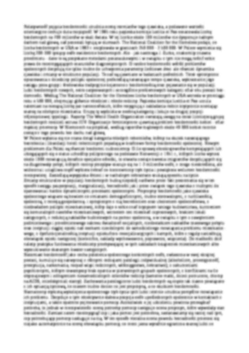 Bezdomność - obraz zjawiska i populacji ludzi bezdomnych - strona 2