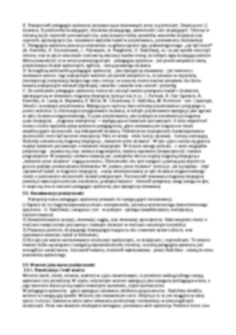 Walory praktyczności pedagogiki społecznej - strona 3