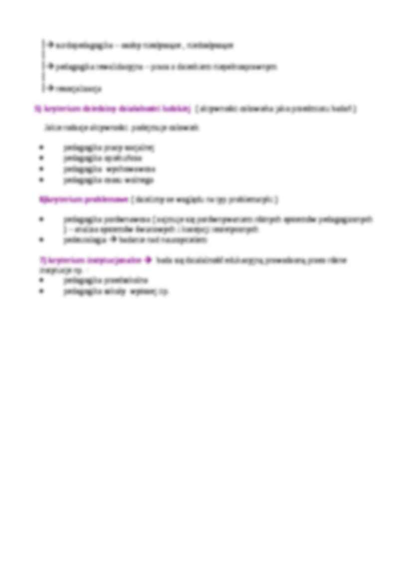 Subdyscypliny pedagogiczne - strona 2