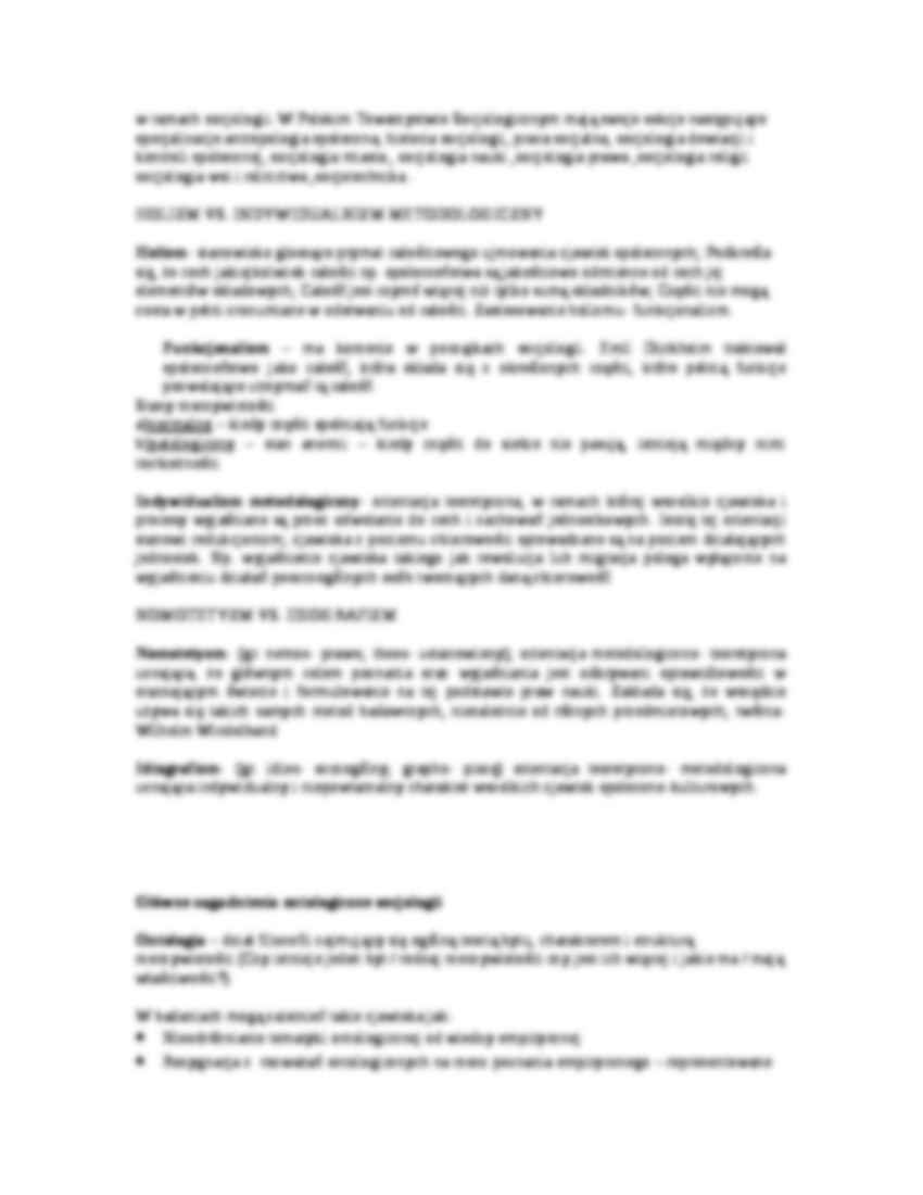 Socjologia - opracowanie zagadnień - strona 2