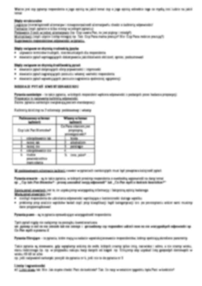 Metodologia badań pedagogicznych - pytania do egzaminu - strona 2