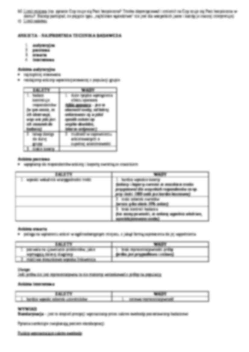 Metodologia badań pedagogicznych - pytania do egzaminu - strona 3