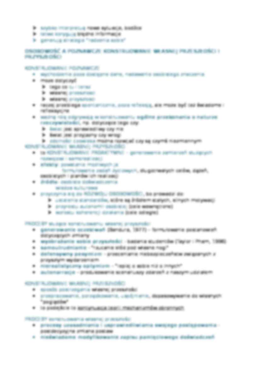 Osobowość jako system wiedzy osobistej  - strona 3