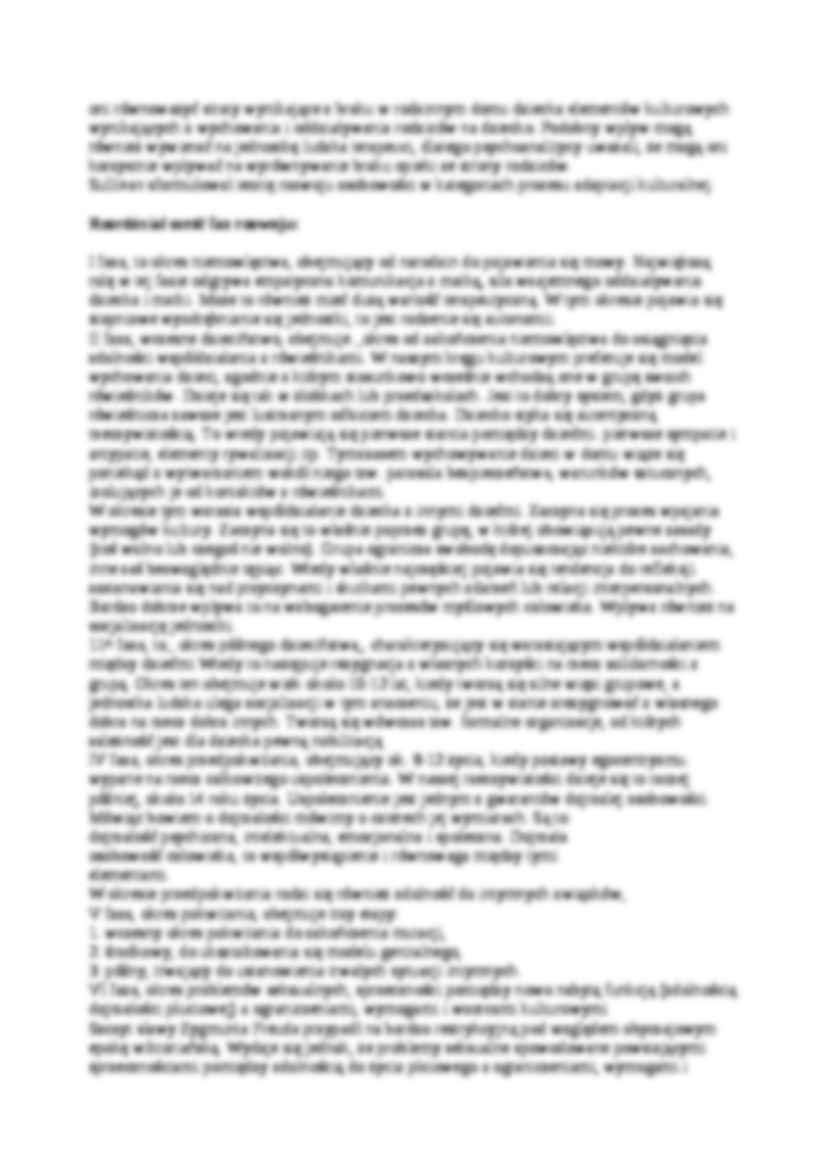 Geneza osobowości - opracowanie  - strona 3
