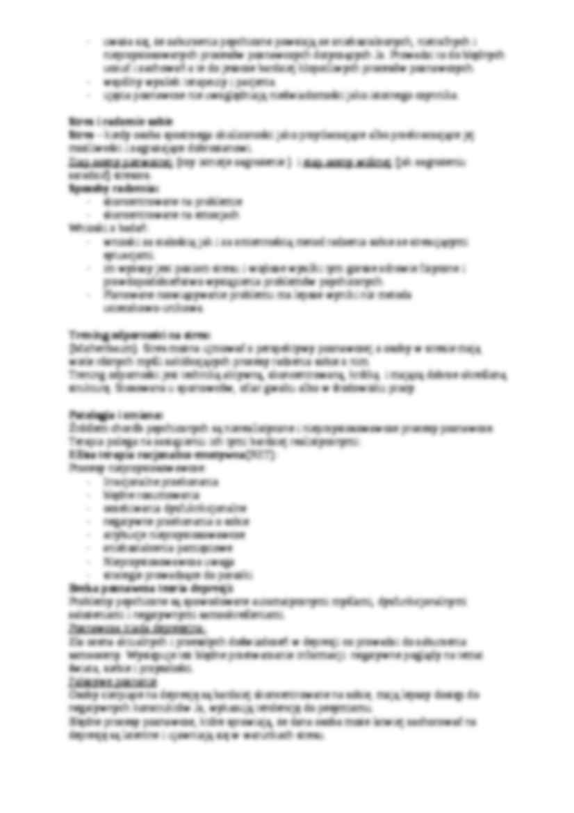 Poznawczo informacyjne ujęcie osobowości - opracowanie  - strona 3