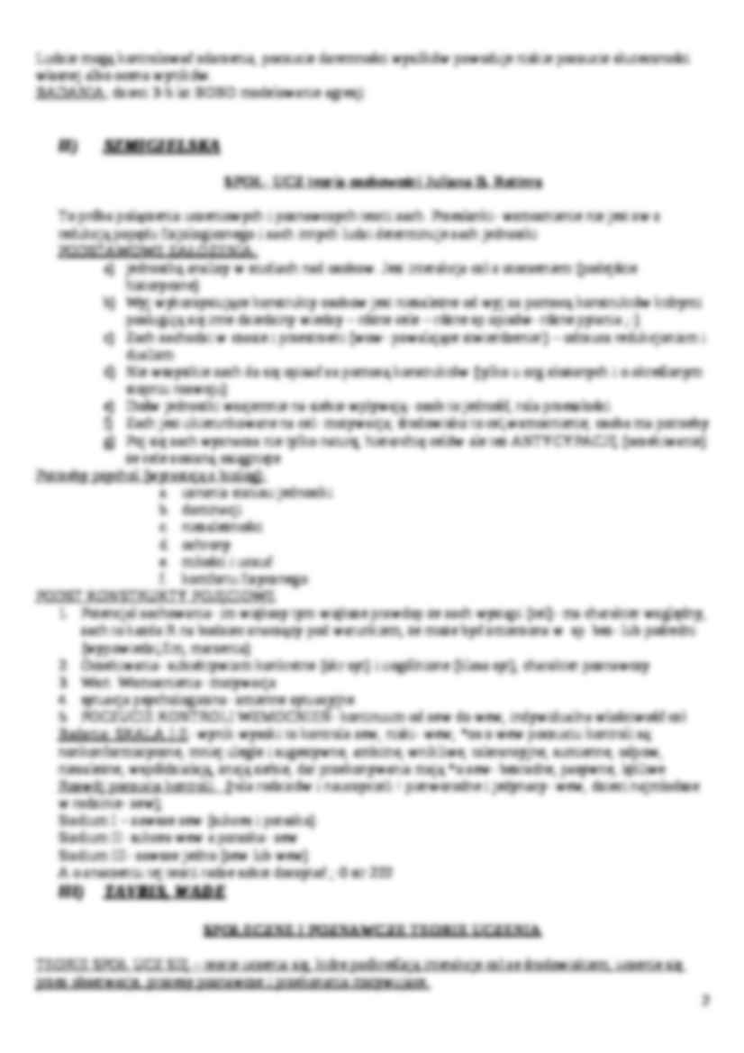 Teorie uczenia się - ćwiczenia 7 - strona 2