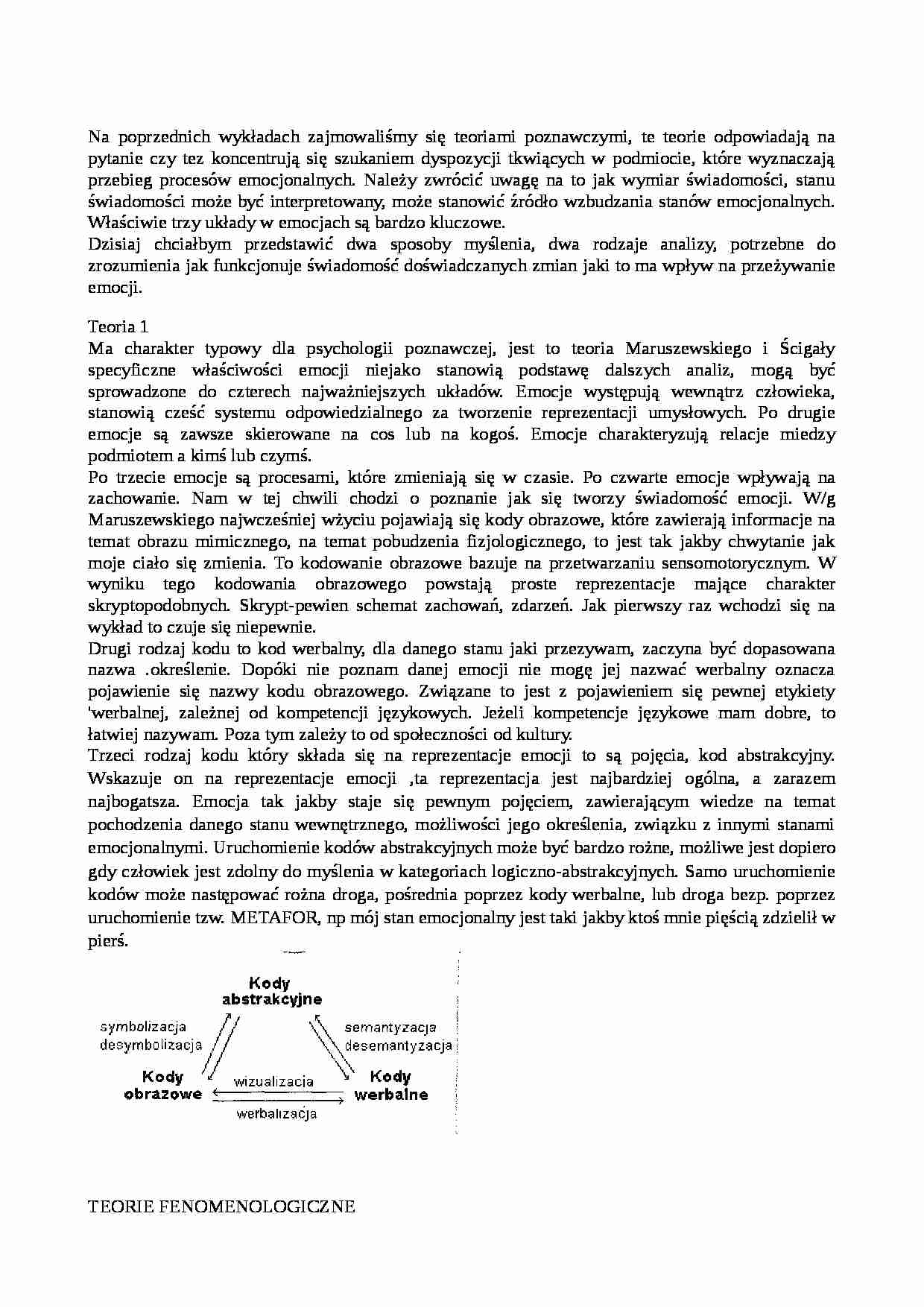 Emocje - wykład 6 - strona 1