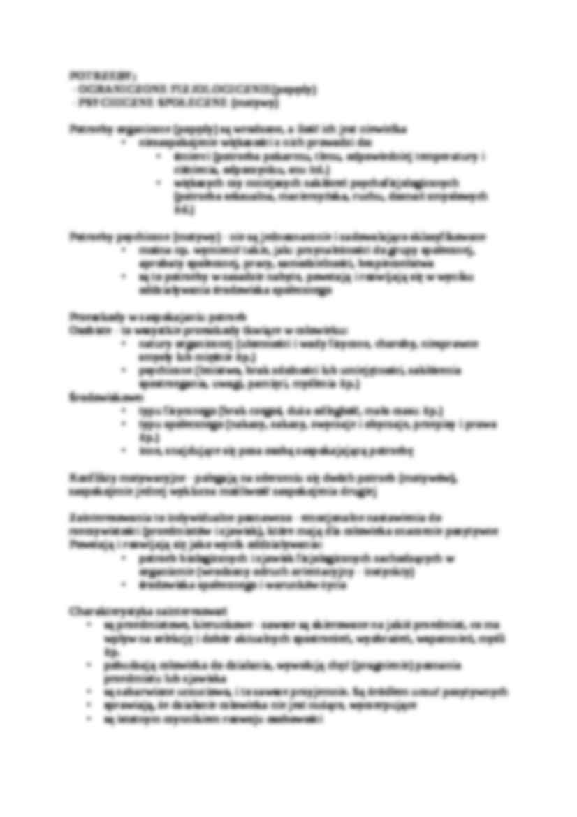 Osobowość w ujęciu polskich psychologów - opracowanie  - strona 2