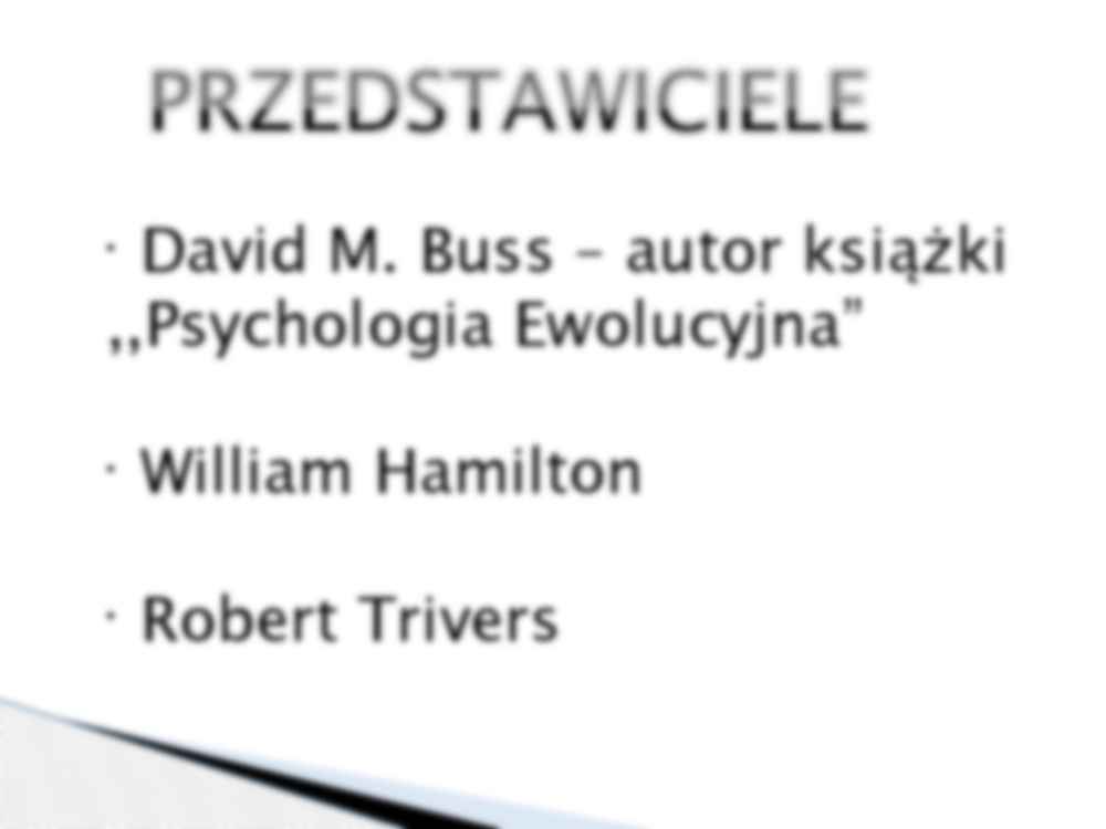 Koncepcja ewolucjonistyczna - opracowanie  - strona 3